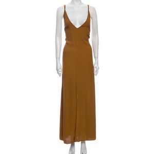Rare Reformation deep v maxi dress